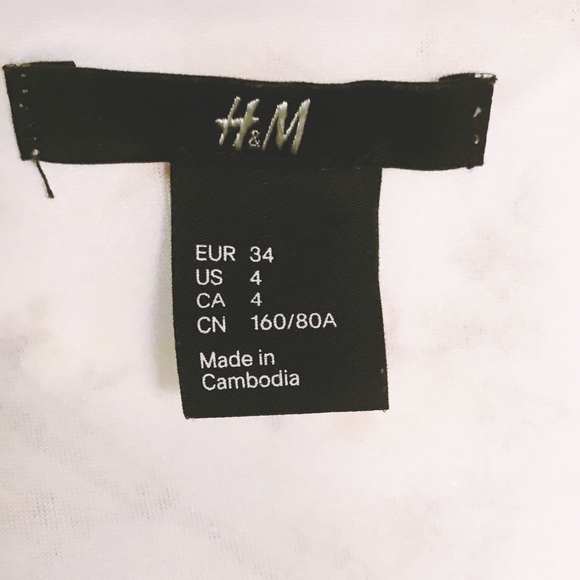 EUC H&M Sleeveless Babydoll Flower Print Dress Sz4 - Picture 8 of 8